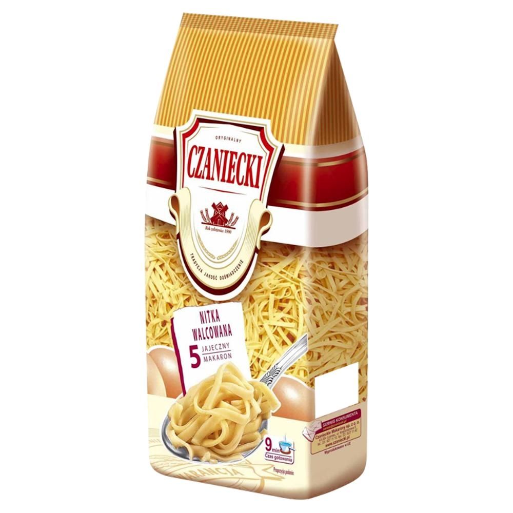 Czaniecki Makaron 5 jajeczny nitka walcowana 500 g