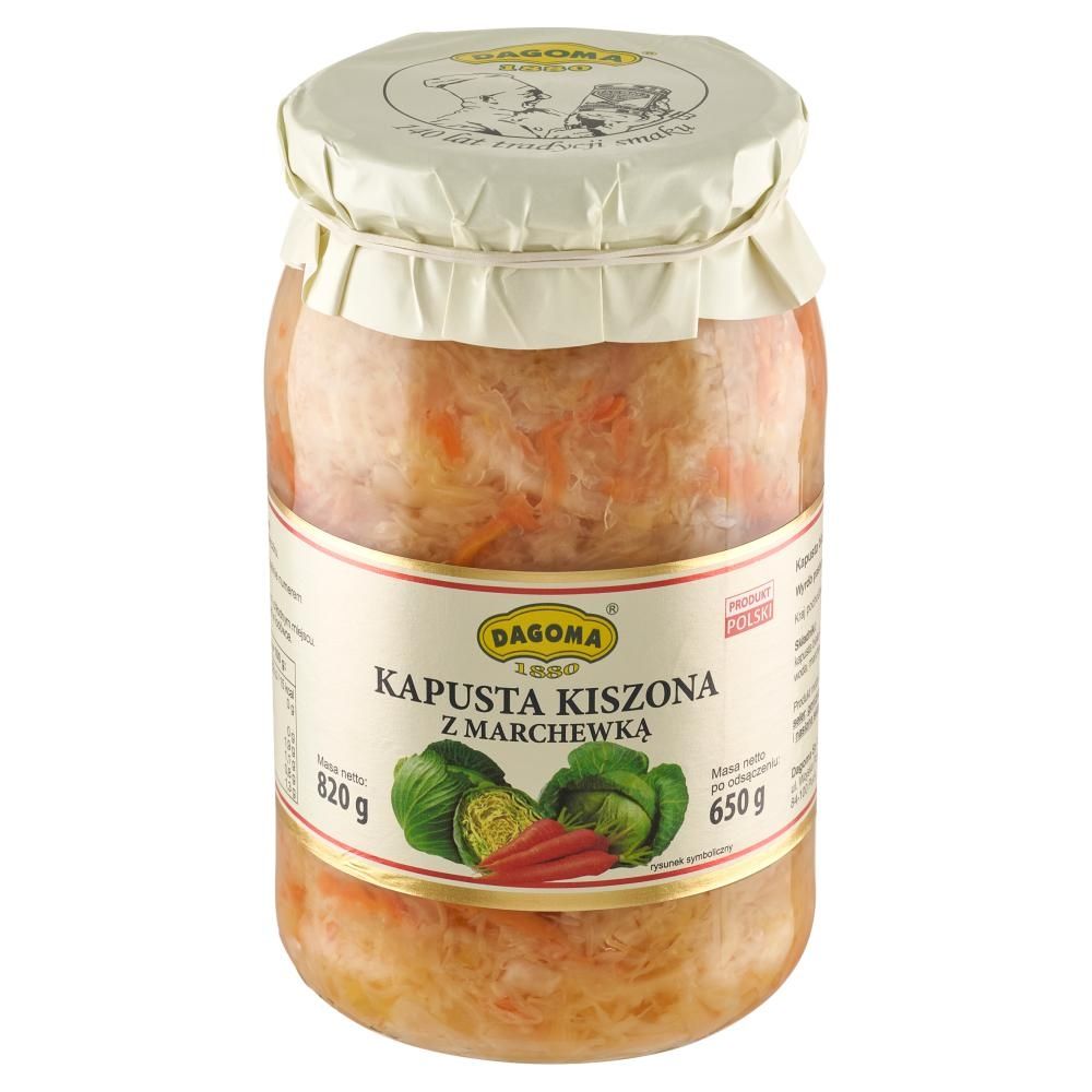 Dagoma Kapusta kiszona z marchewką 820 g