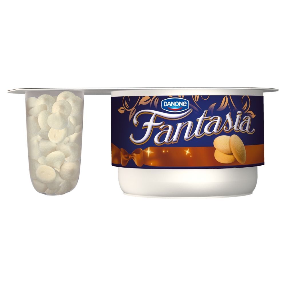 Danone Fantasia Jogurt kremowy z biszkopcikami 118 g