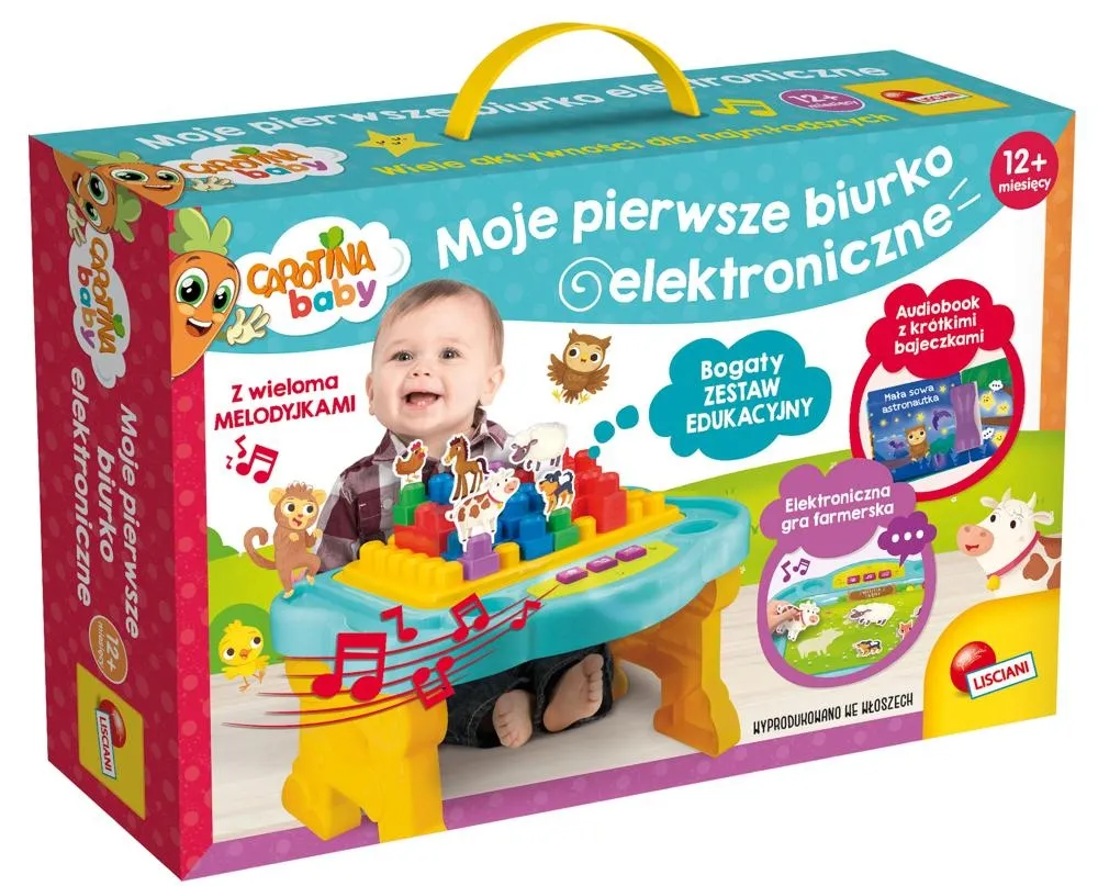 DANTE LISCIANI CAROTINA BABY MOJE PIERWSZE BIURKO ELEKTRONICZNE