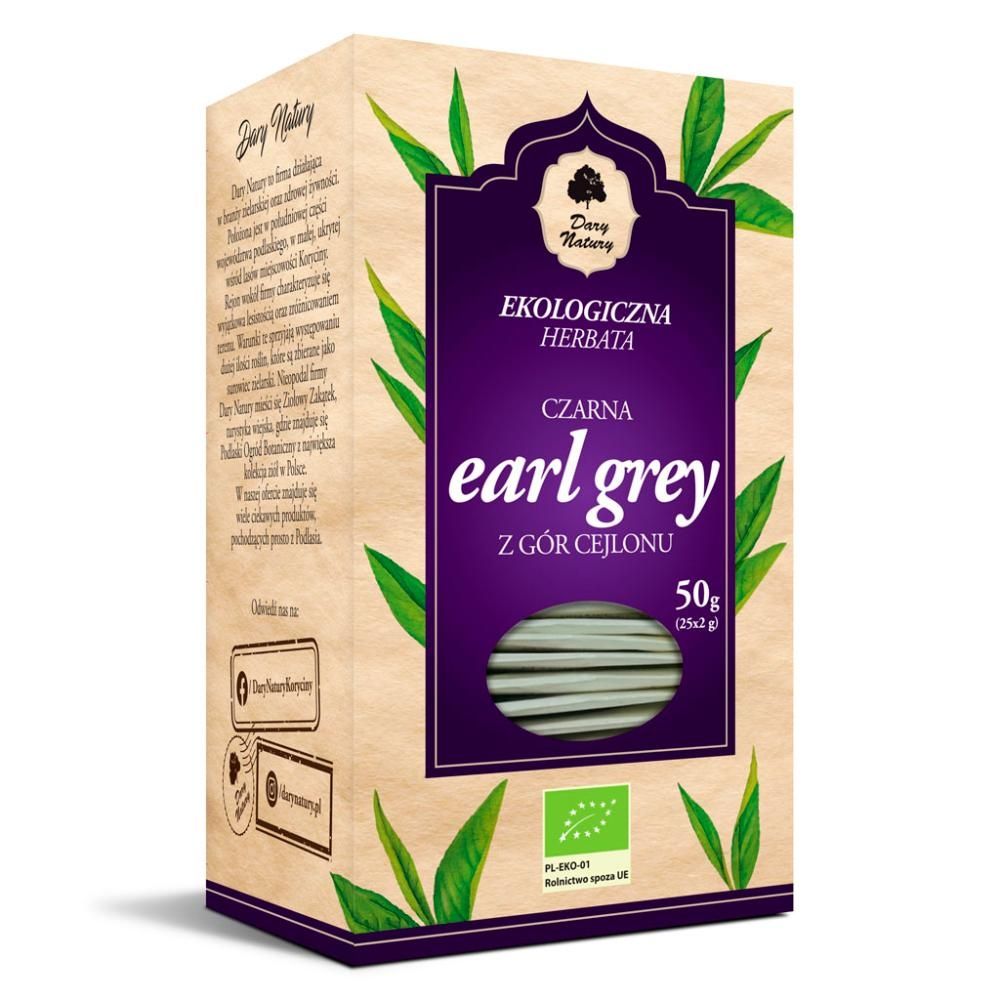 Dary Natury Ekologiczna Herbata Earl Grey 25x2g