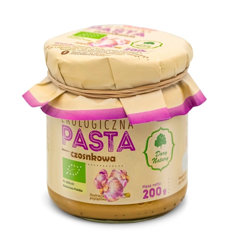 Dary Natury Ekologiczna pasta czosnkowa 200g