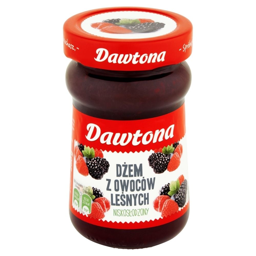 Dawtona Dżem z owoców leśnych niskosłodzony 280 g