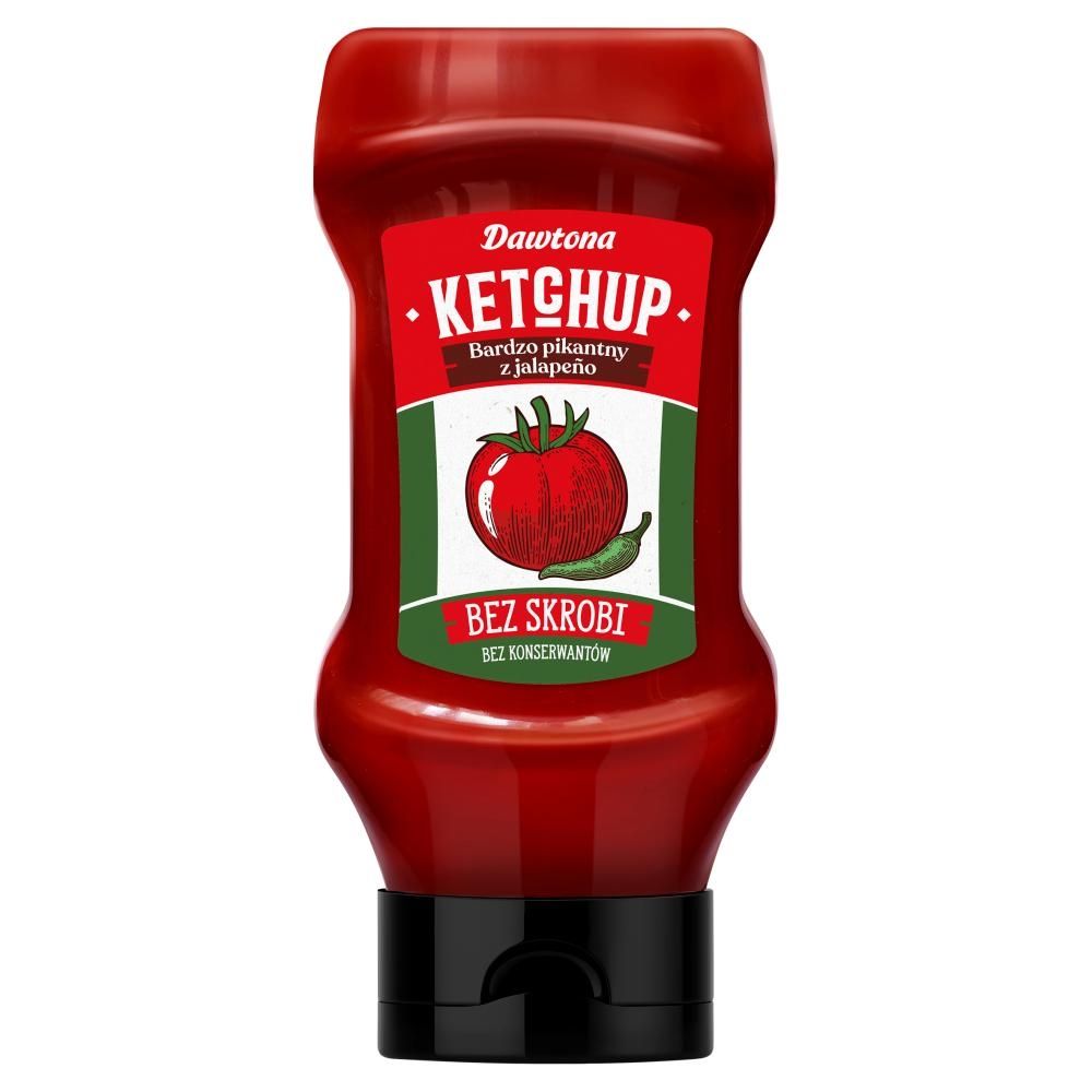 Dawtona Ketchup bardzo pikantny z jalapeño 450 g