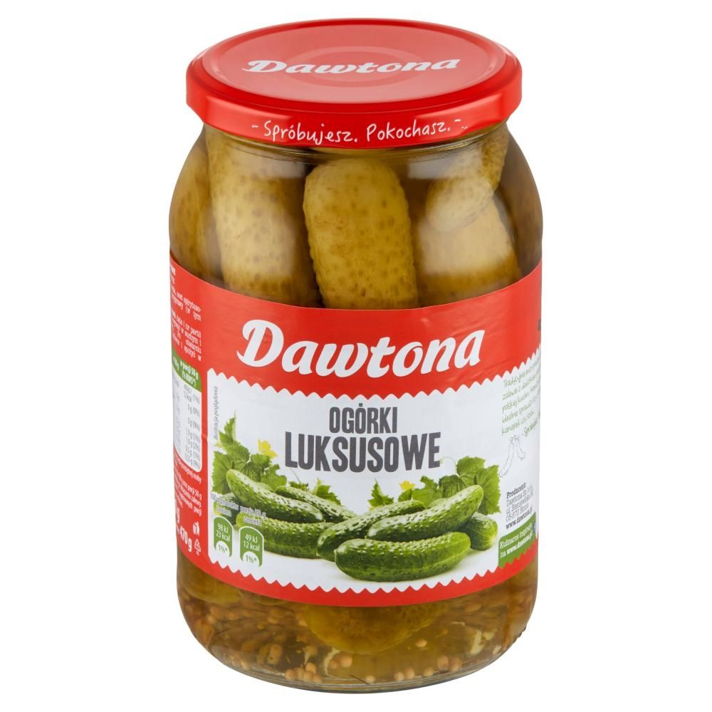 Dawtona Ogórki luksusowe 900 g