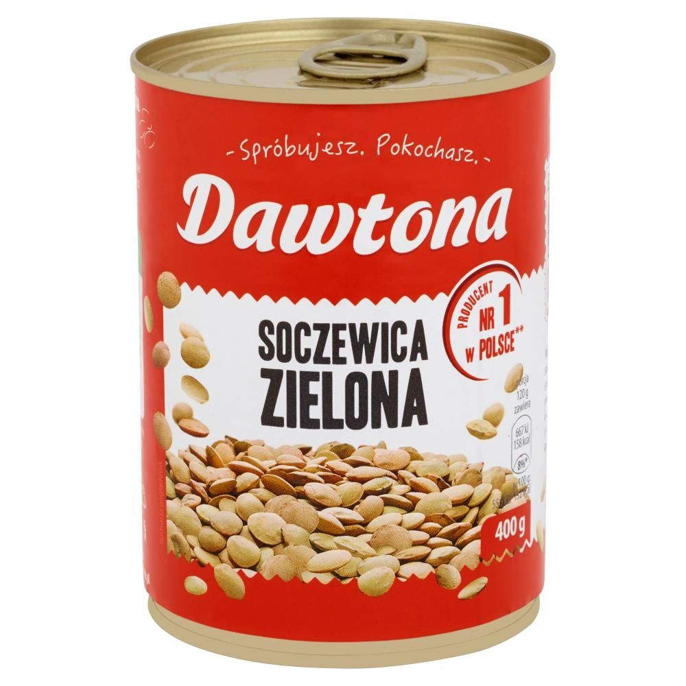 Dawtona Soczewica zielona 400 g