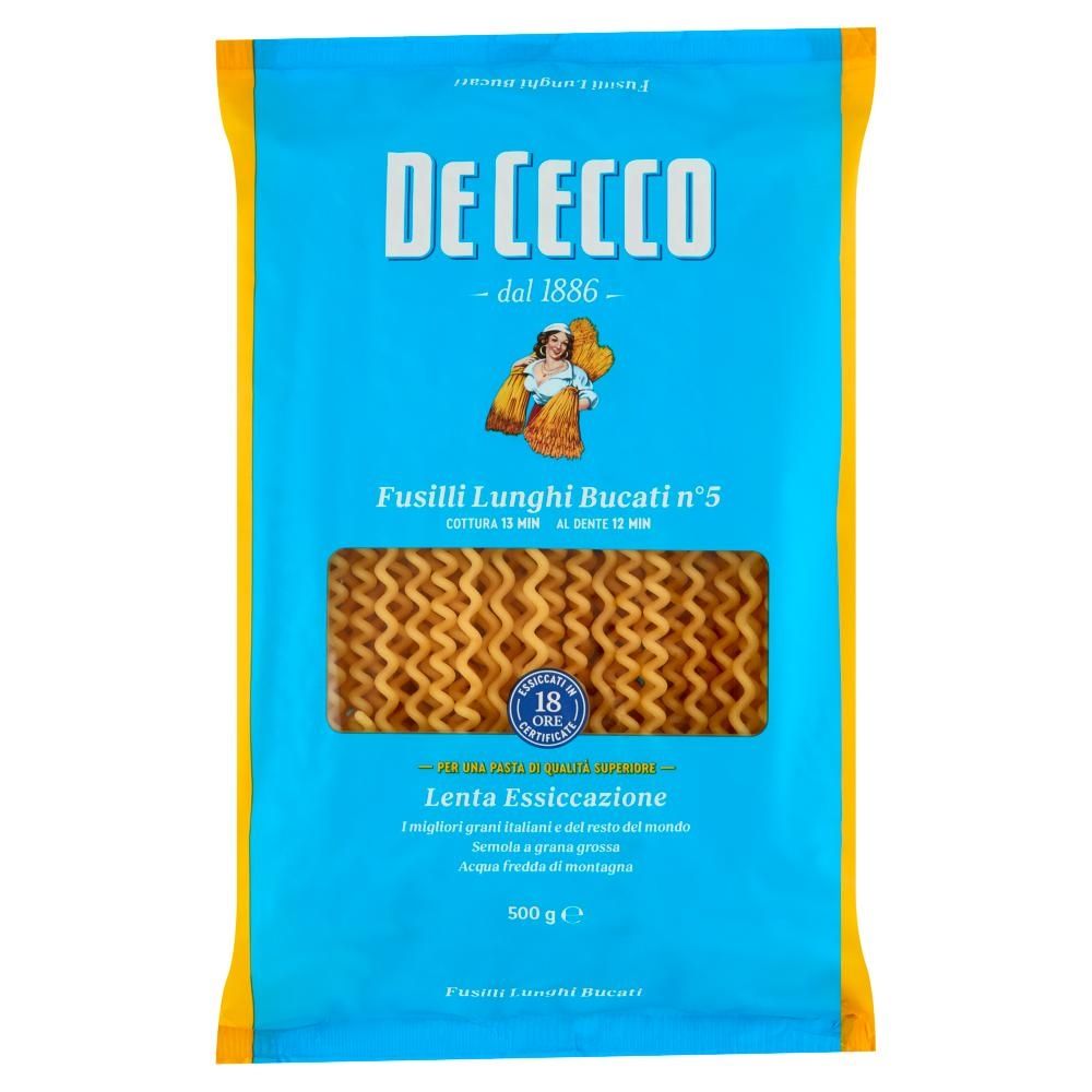 De Cecco Makaron fusilli lunghi bucati 500 g