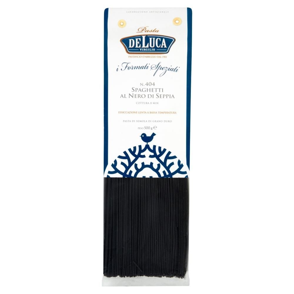 De Luca Makaron Spaghetti czarny 500 g