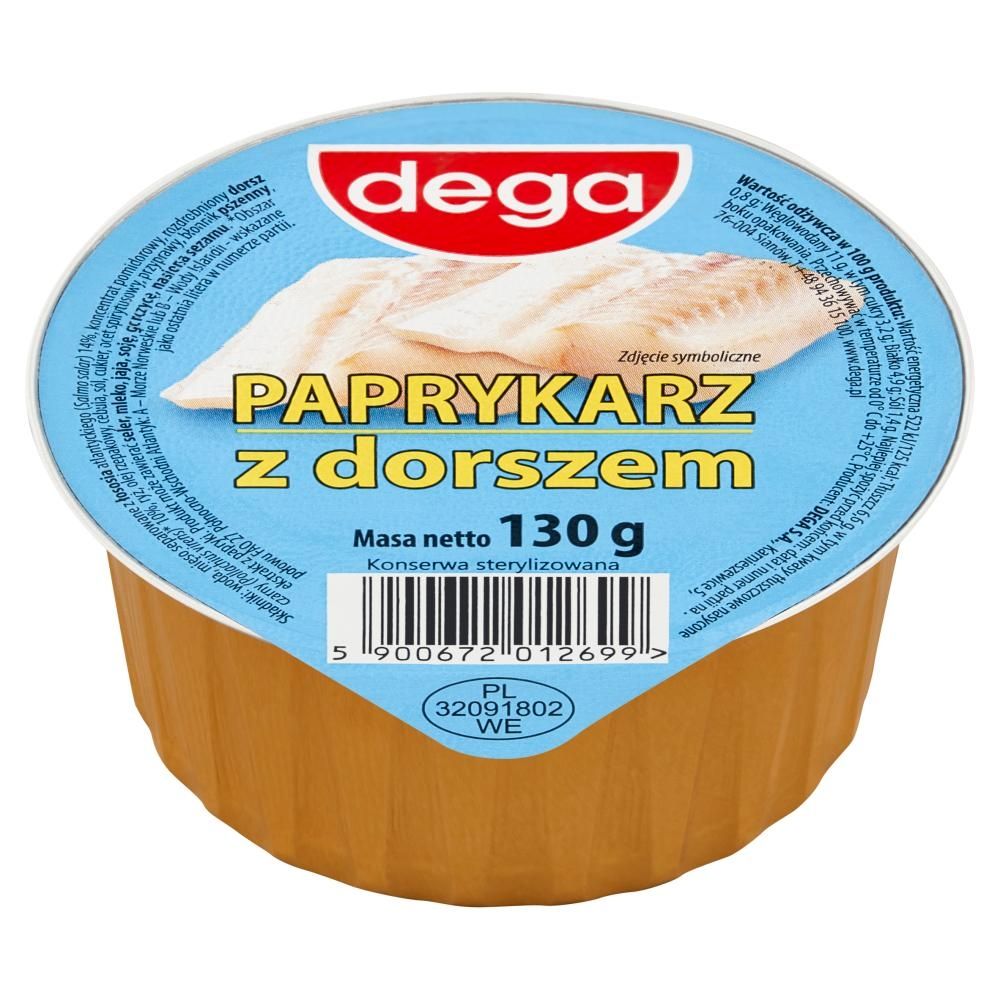 dega Paprykarz z dorszem 130 g