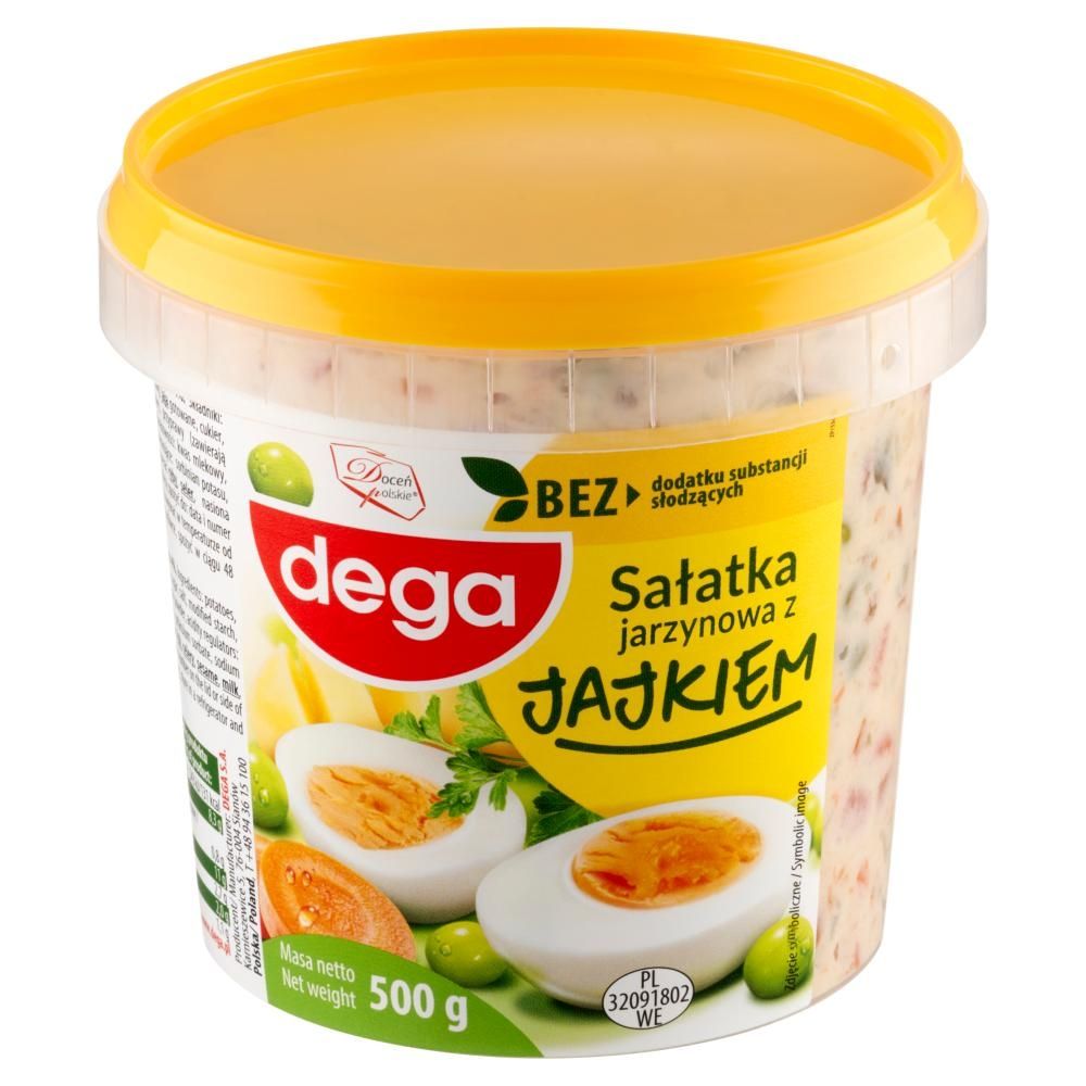 dega Sałatka jarzynowa z jajkiem 500 g