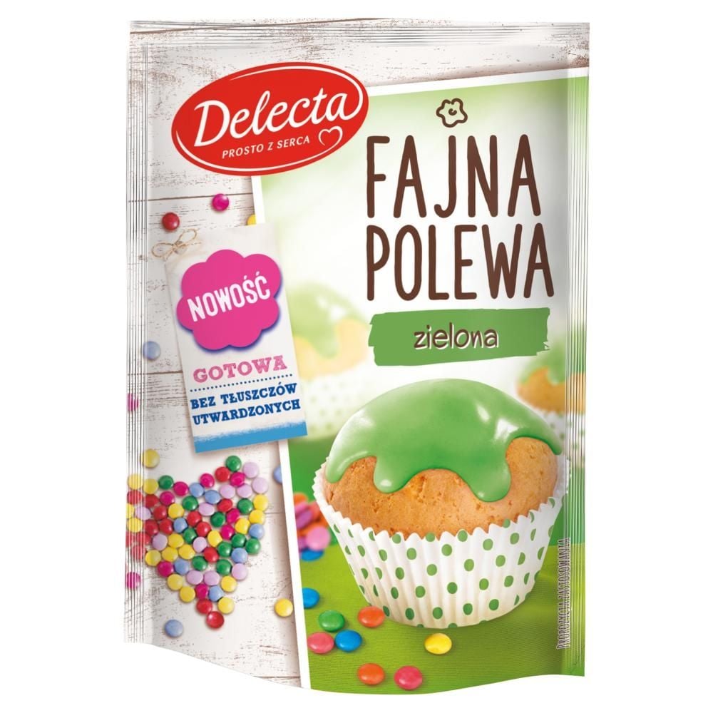 Delecta Fajna polewa zielona 80 g