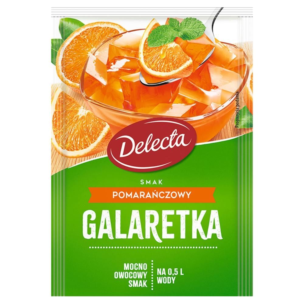 Delecta Galaretka smak pomarańczowy 70 g