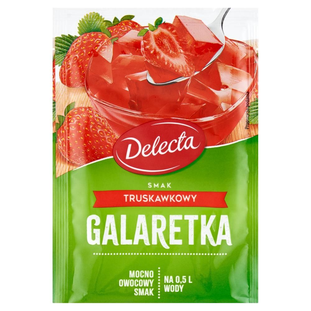 Delecta Galaretka smak truskawkowy 70 g