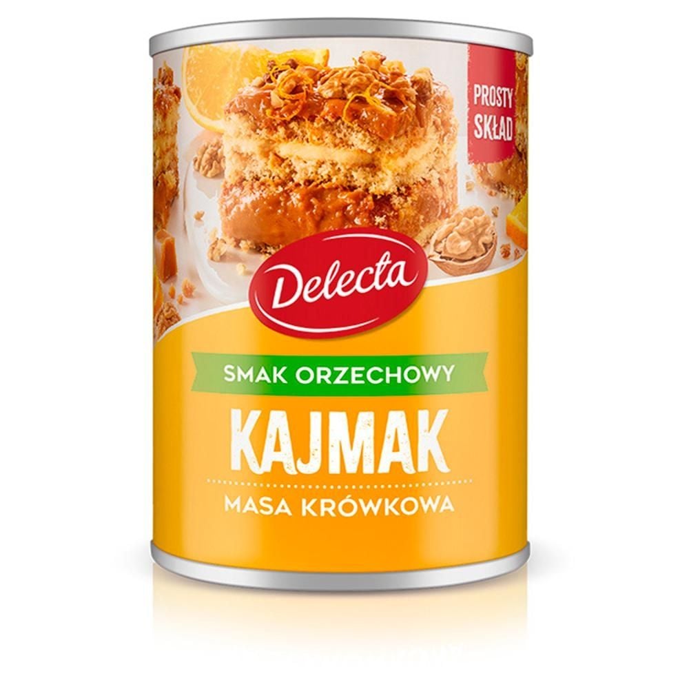 Delecta  Kajmak masa krówkowa smak orzechowy 400 g