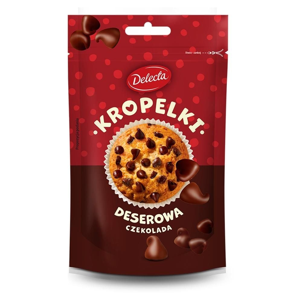 Delecta Kropelki deserowa czekolada 80 g