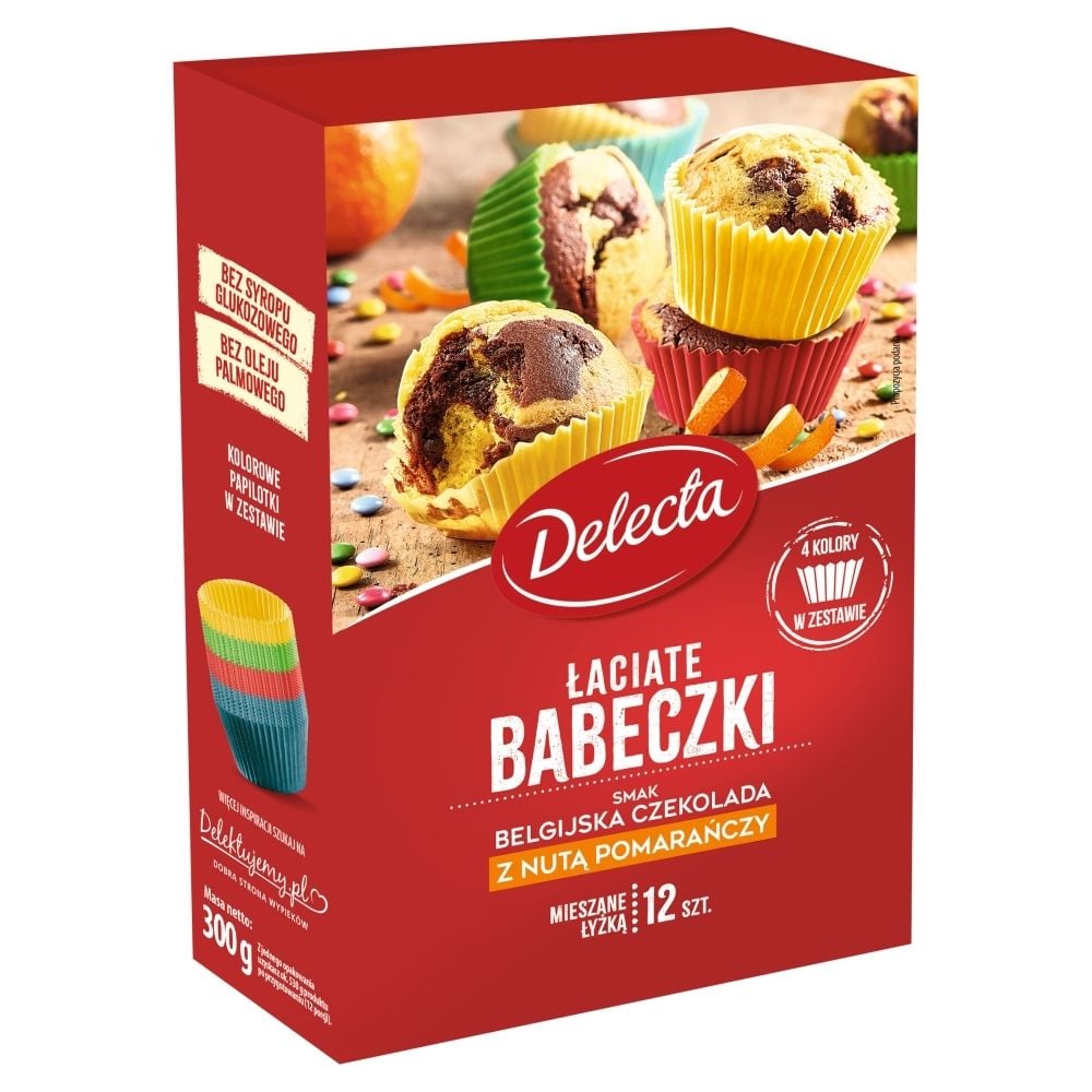 Delecta Aciate Babeczki Smak Czekolada Z Nut Pomara Czy Mieszanka Do