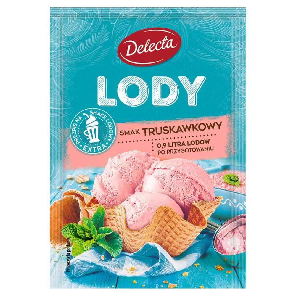 Delecta Lody smak truskawkowy 57 g