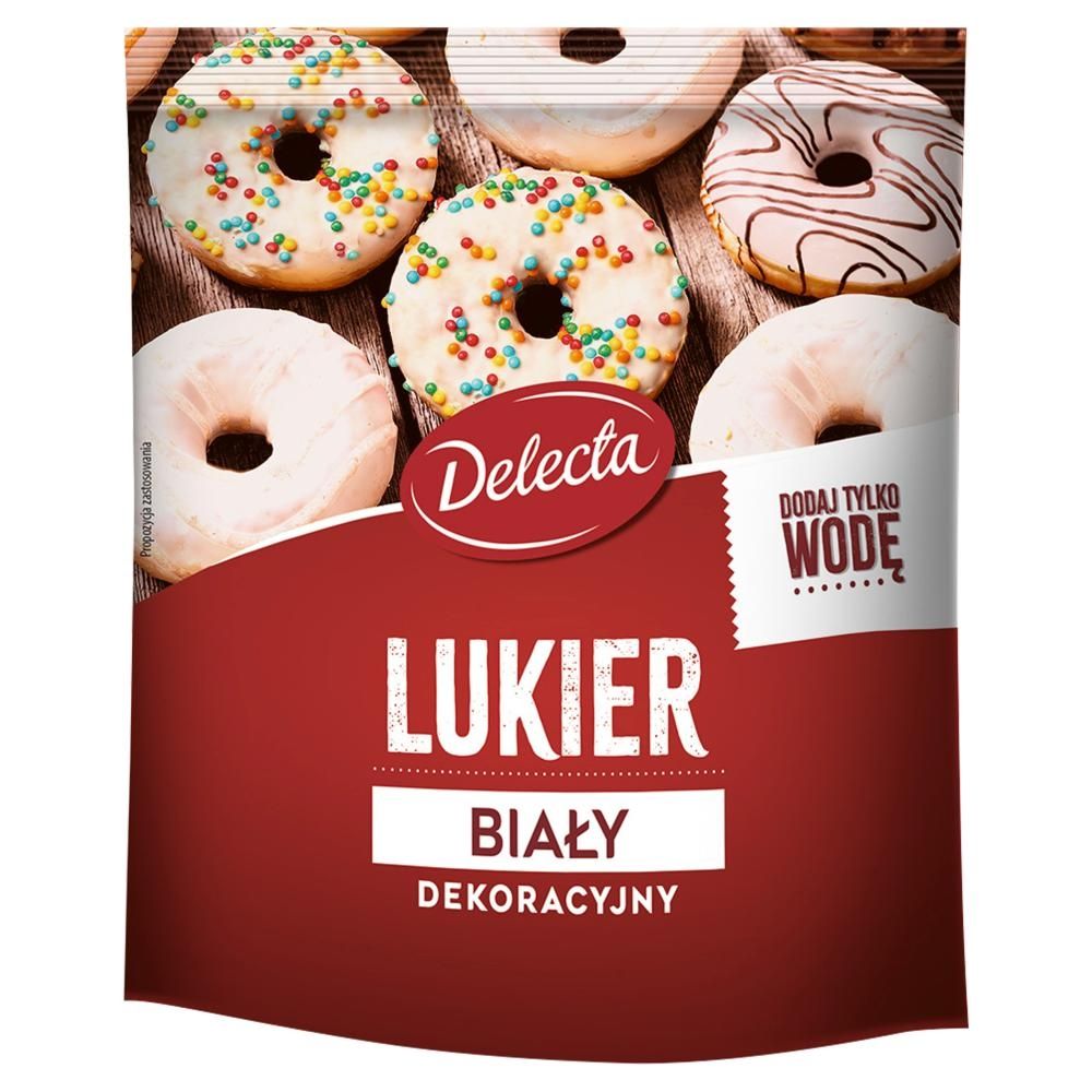 Delecta Lukier dekoracyjny biały 80 g