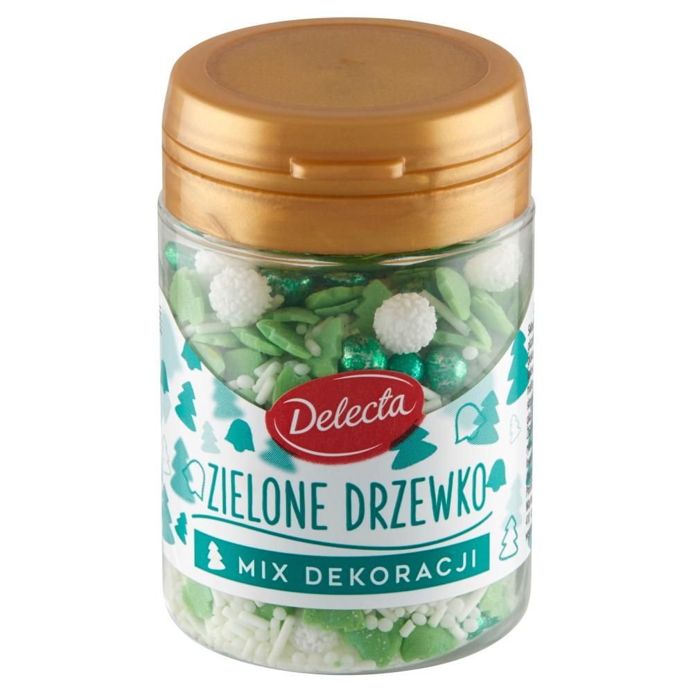 Delecta Mix dekoracji zielone drzewko 55 g