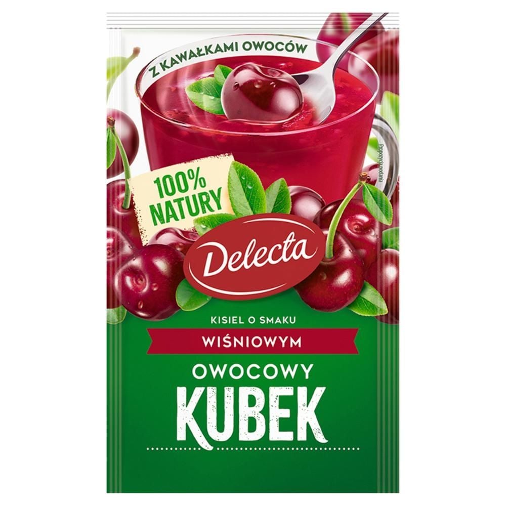 Delecta Owocowy kubek Kisiel smak wiśniowy 30 g