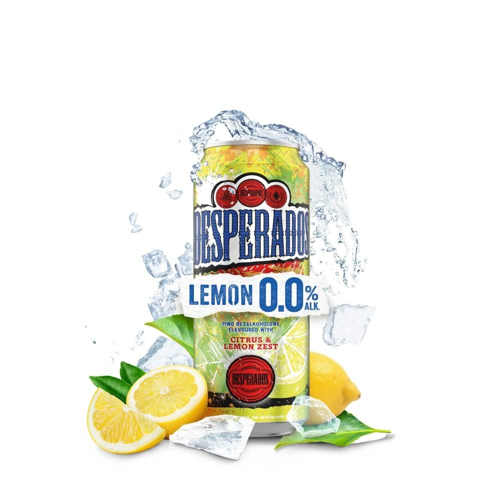 Desperados Lemon Piwo bezalkoholowe 500 ml