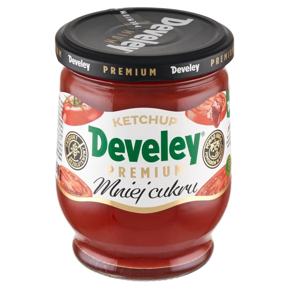 Develey Premium Ketchup mniej cukru 290 g