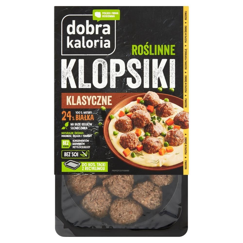 dobra kaloria Roślinne klopsiki klasyczne 180 g