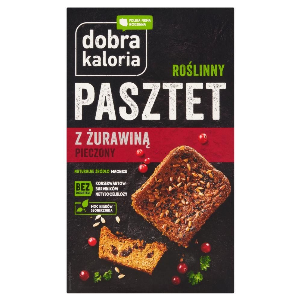 Dobra Kaloria Roślinny pasztet z żurawiną pieczony 220 g