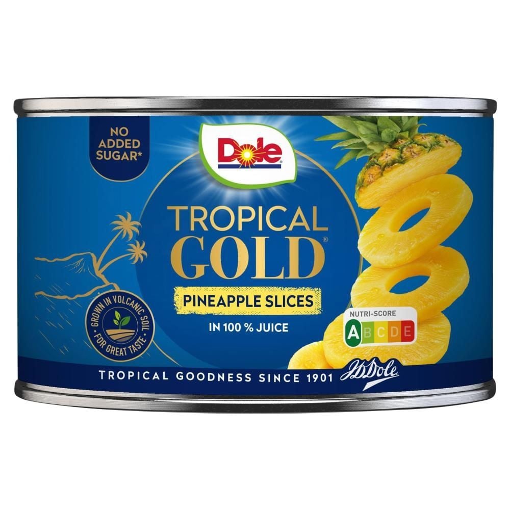 Dole Tropical Gold Plastry ananasa w soku 227 g