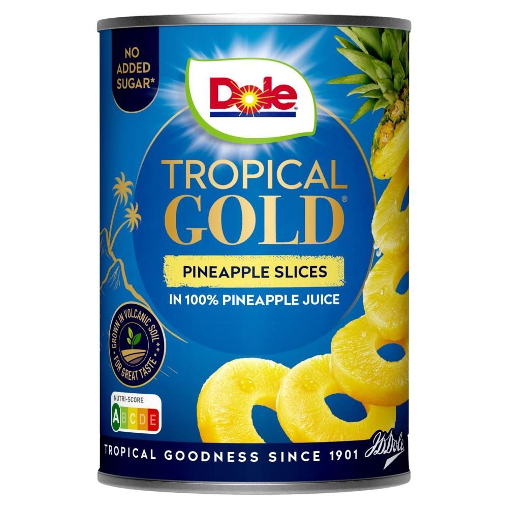 Dole Tropical Gold Plastry ananasa w soku 567 g