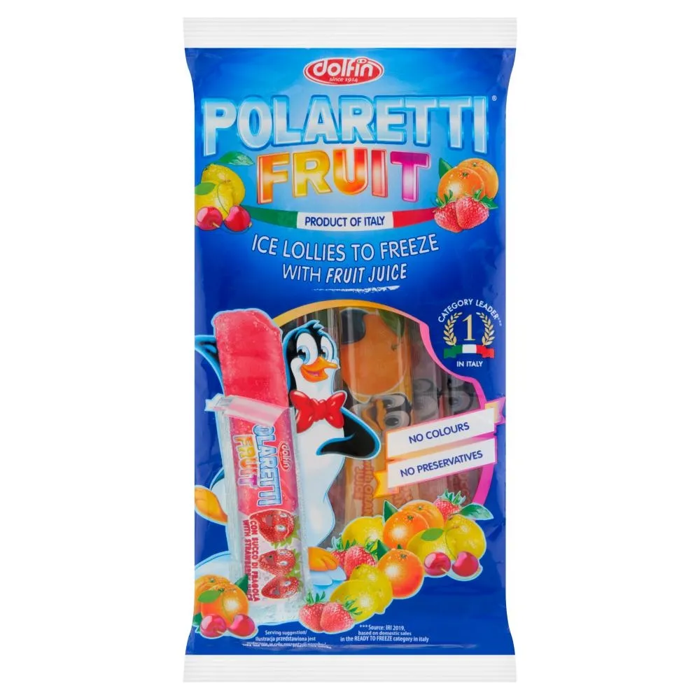 Dolfin Polaretti Fruit Lizaki lodowe 400 ml (10 x 40 ml)