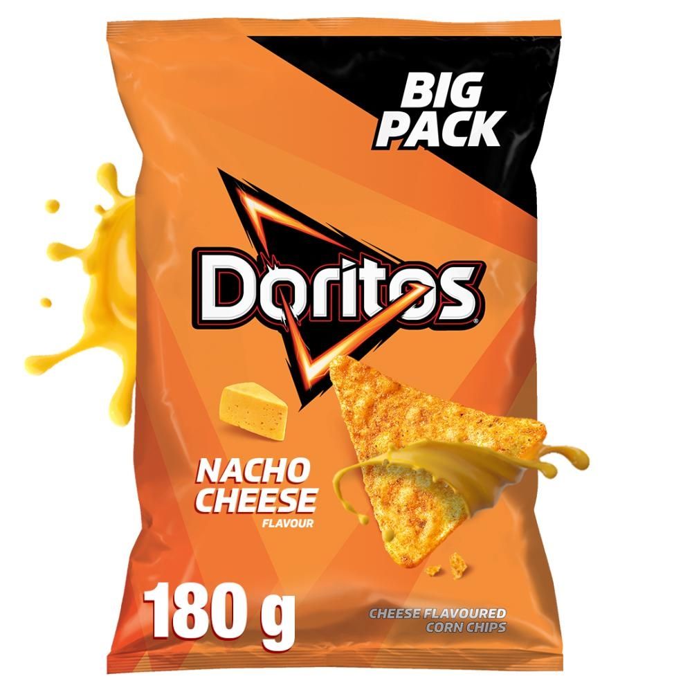 Doritos Nacho Chipsy kukurydziane o smaku serowym 180 g