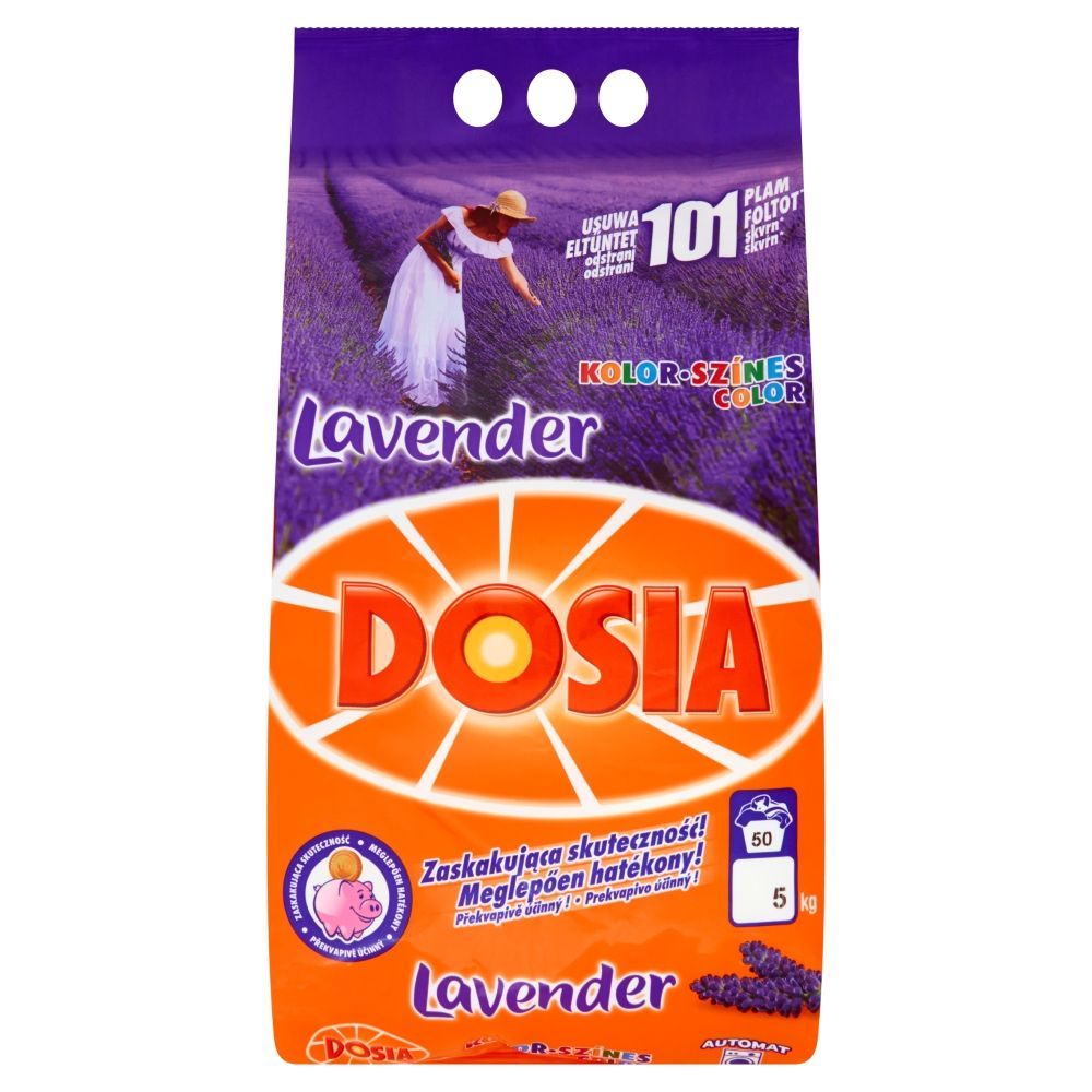 Dosia Kolor Lavender Proszek do prania tkanin kolorowych 5 kg (50 prań)