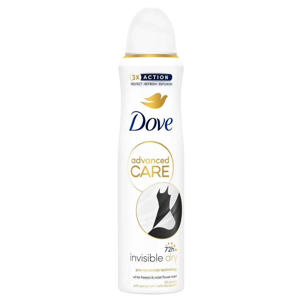 Dove Advanced Care White Freesia & Violet Flower Scent Antyperspirant w aerozolu 150 ml