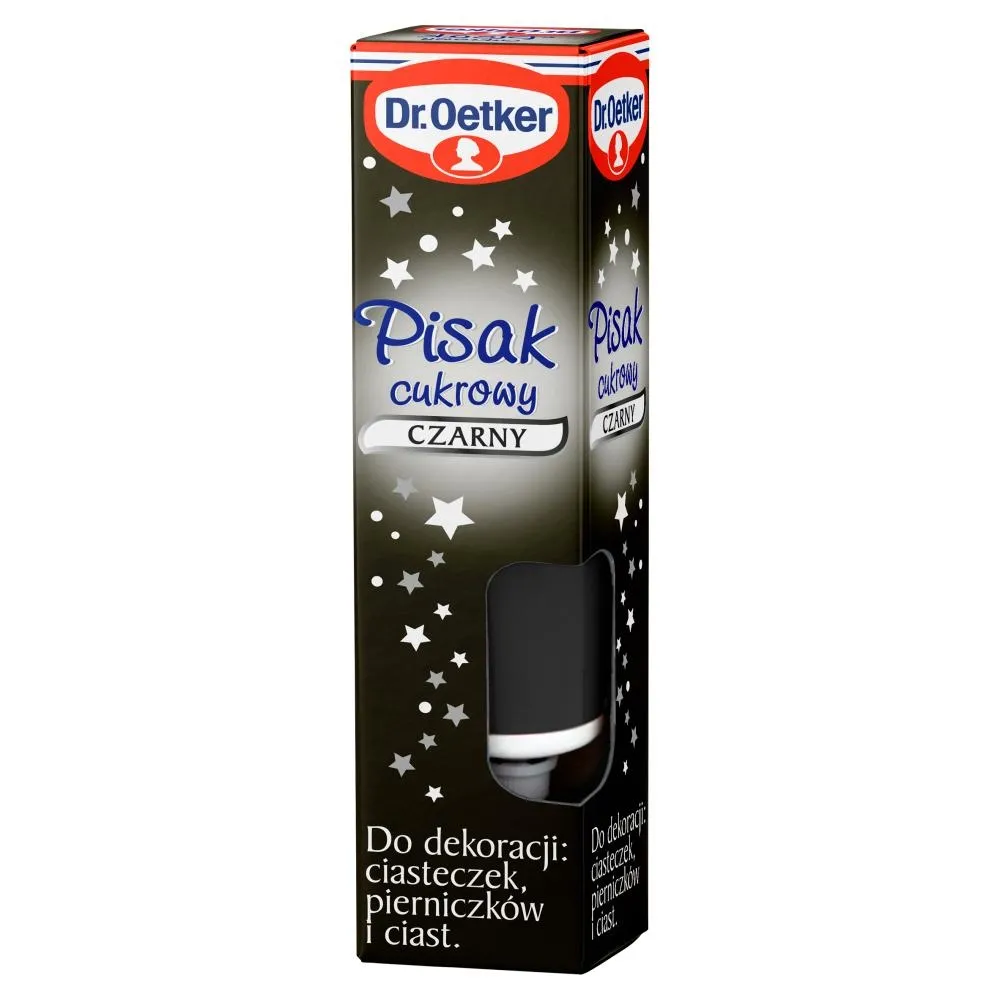 Dr. Oetker Pisak cukrowy czarny 19 g