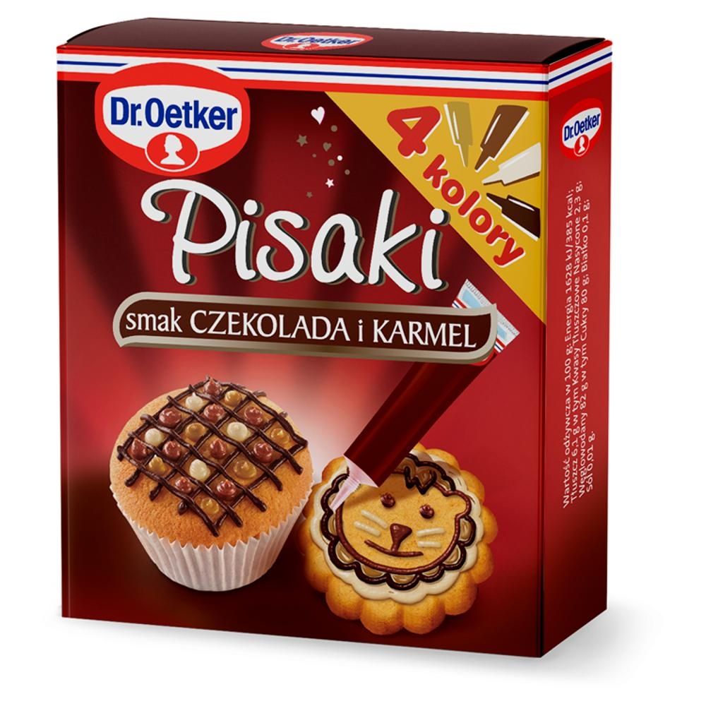 Dr. Oetker Pisaki smak czekolada i karmel 76 g (4 x 19 g)