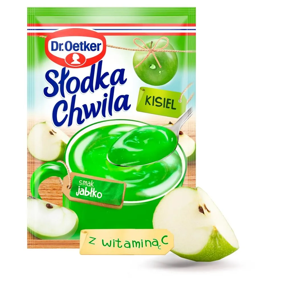 Dr. Oetker Słodka Chwila Kisiel smak jabłko 30 g