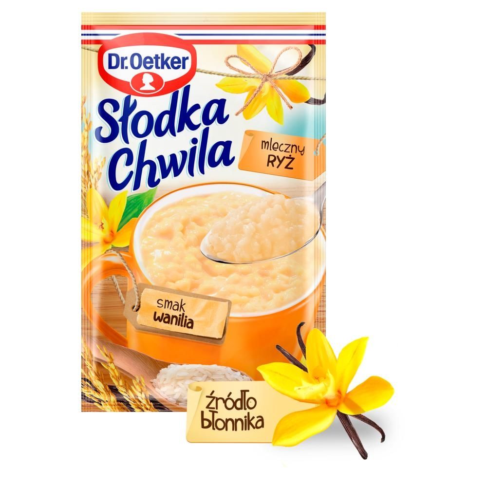 Dr. Oetker Słodka Chwila Mleczny ryż smak wanilia 58 g