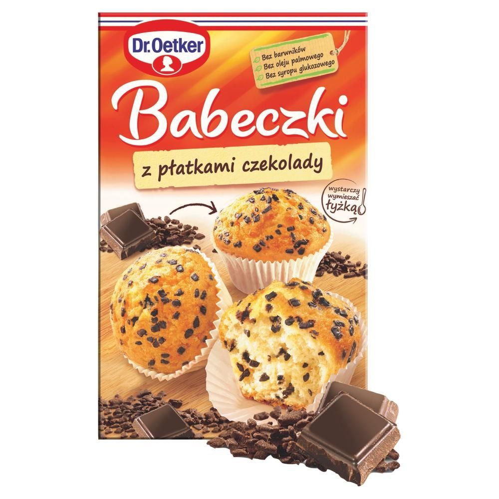 Dr. Oetker Babeczki z płatkami czekolady 300 g