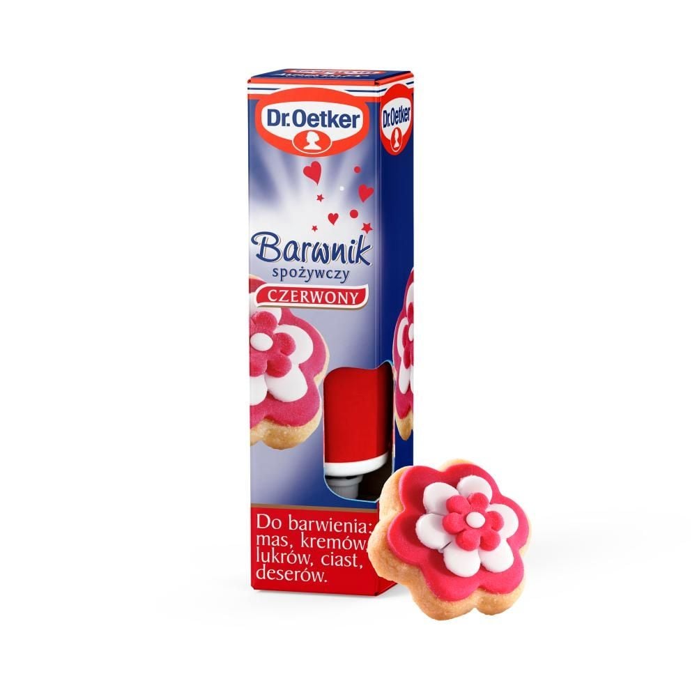 Dr. Oetker Barwnik spożywczy czerwony 10 g