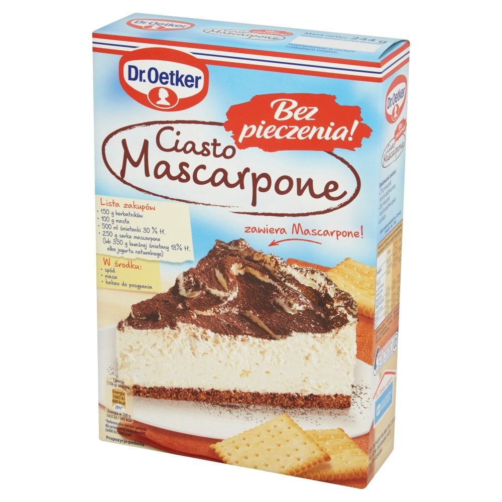 Dr. Oetker Ciasto Mascarpone 244 g