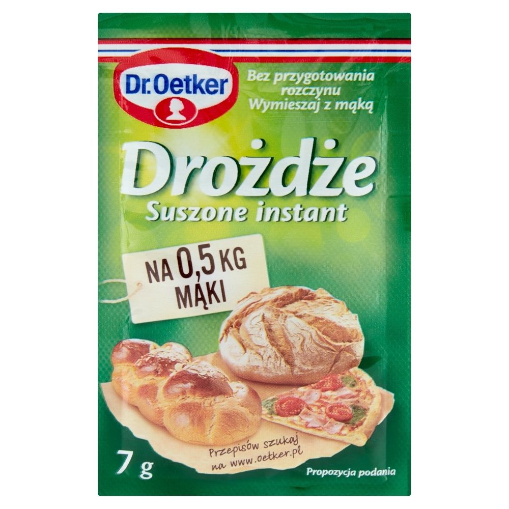 Dr. Oetker Drożdże suszone instant 7 g Zakupy online z dostawą do