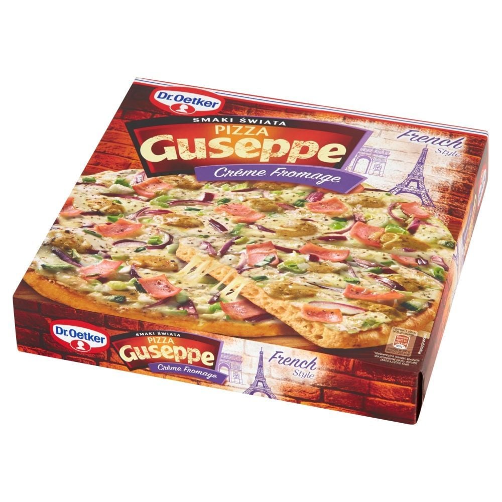 Dr. Oetker Guseppe Smaki Świata Pizza z sosem śmietanowym i serami 405 g