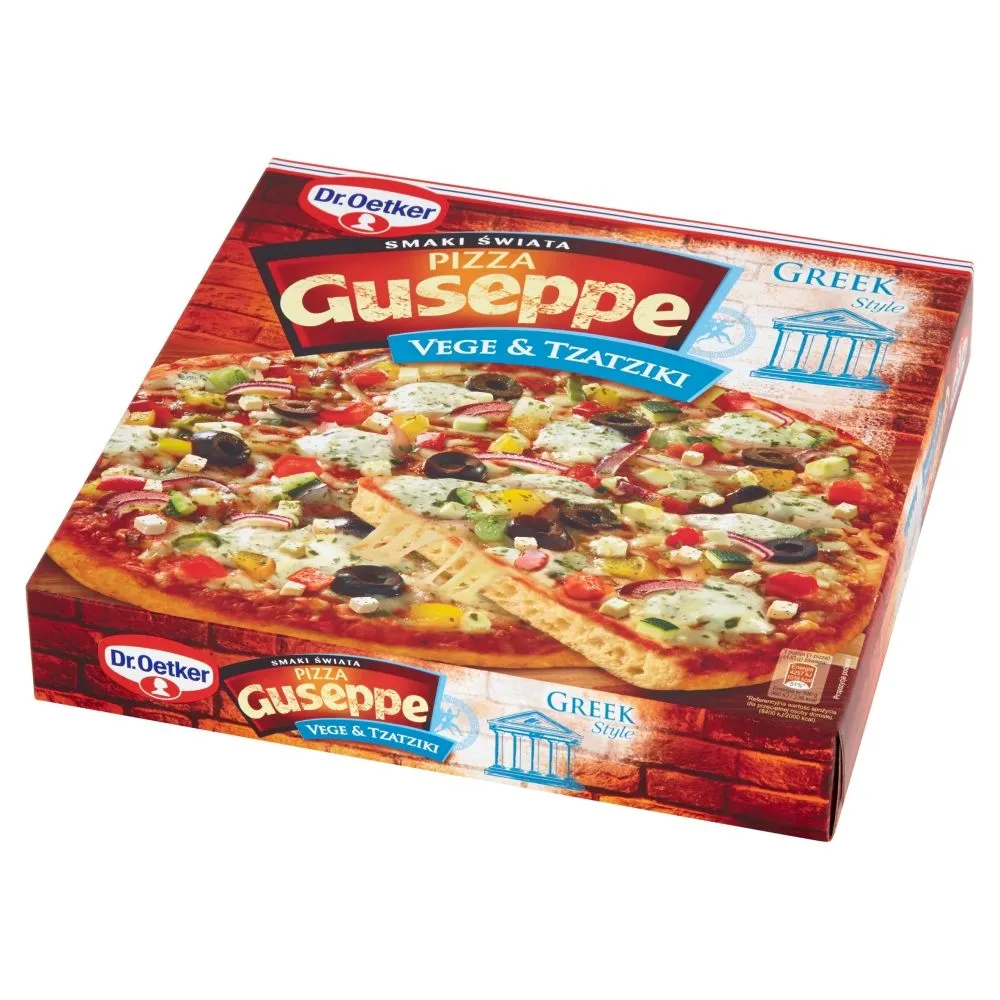 Dr. Oetker Guseppe Smaki Świata Pizza z warzywami i sosem tzatziki 430 g