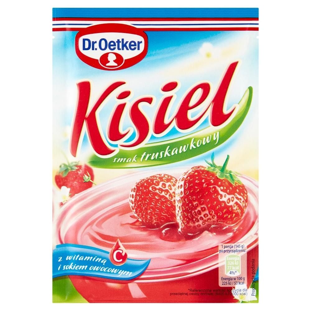 Dr. Oetker Kisiel smak truskawkowy 38 g