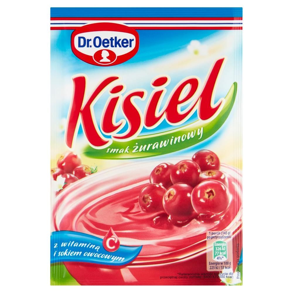 Dr. Oetker Kisiel smak żurawinowy 38 g