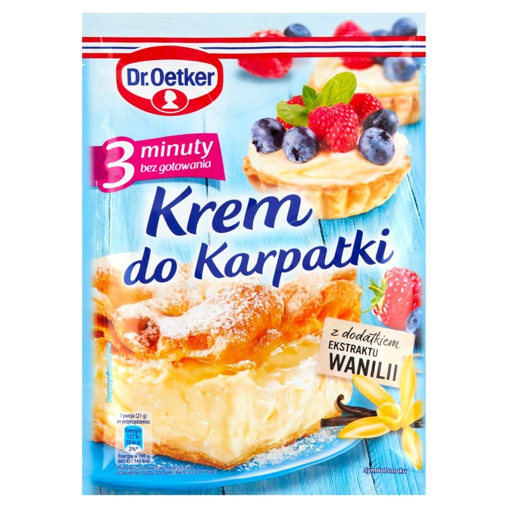 Dr. Oetker Krem do karpatki 3 minuty 115 g