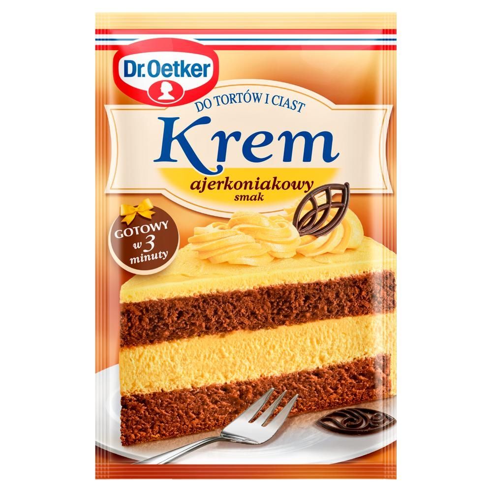 Dr. Oetker Krem do tortów i ciast smak ajerkoniakowy 120 g