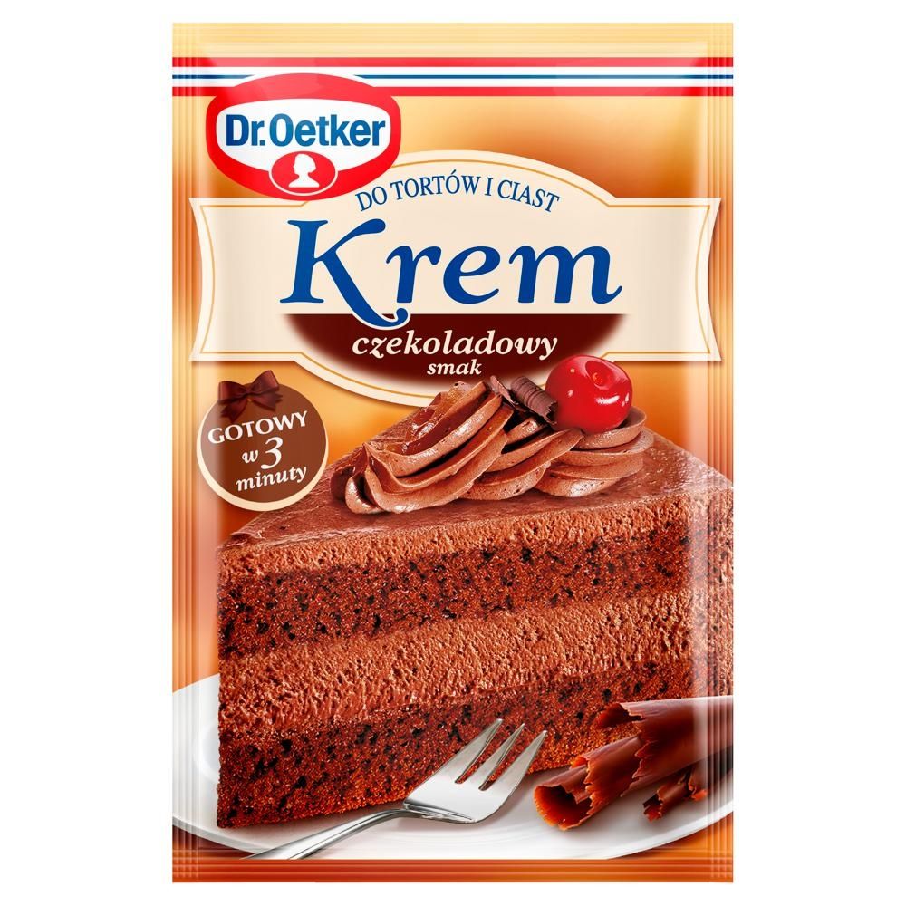 Dr. Oetker Krem do tortów i ciast smak czekoladowy 140 g