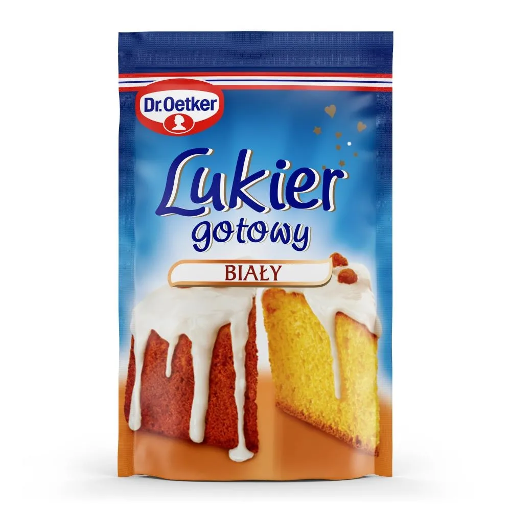 Dr. Oetker Lukier gotowy biały 100 g